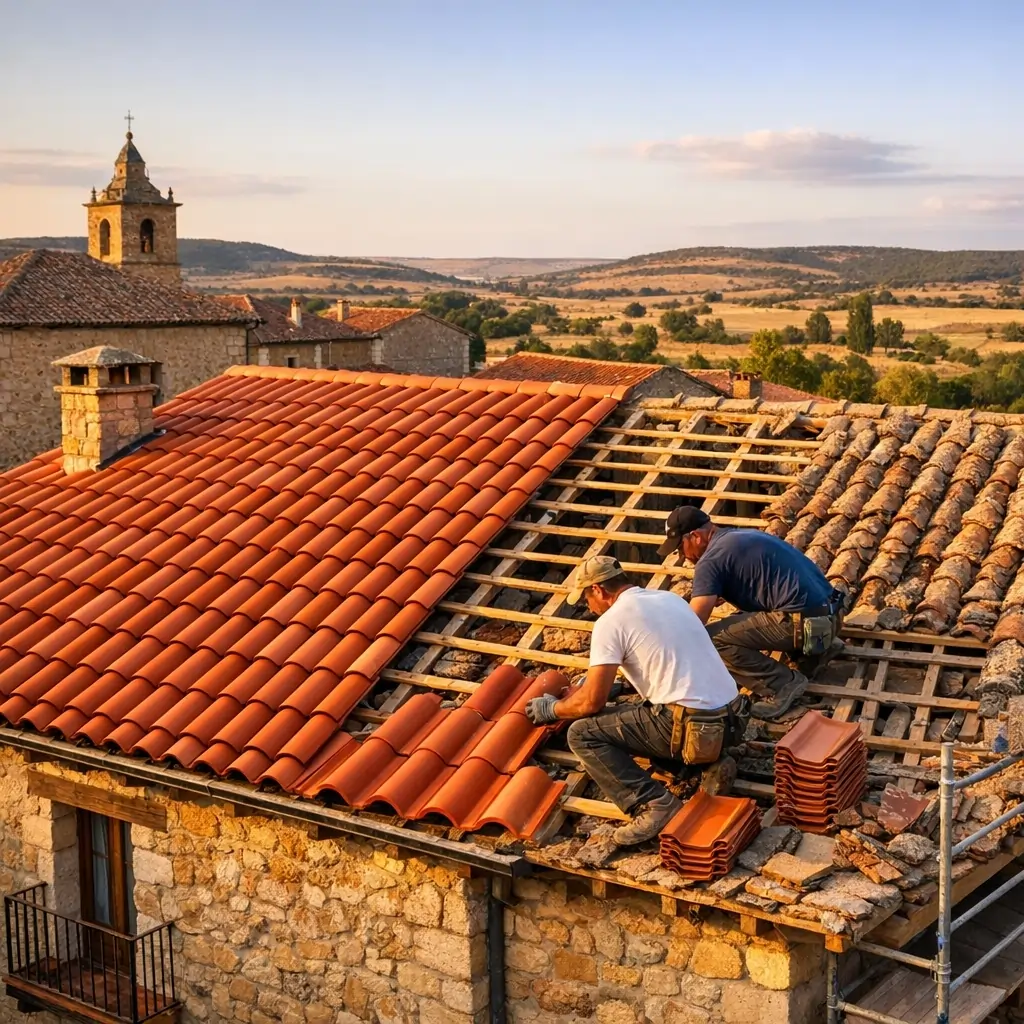 Reparación urgente de goteras en Soria